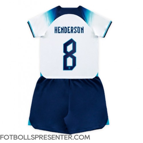 England Jordan Henderson #8 Hemmatröja Barn VM 2022 Kortärmad (+ korta byxor)